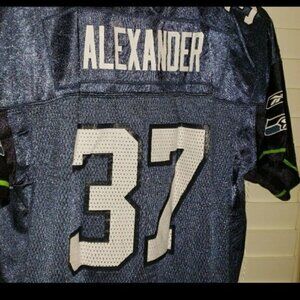 Reebok Seattle Seahawks Shaun Alexander #37 YOUTH LARGE preowned